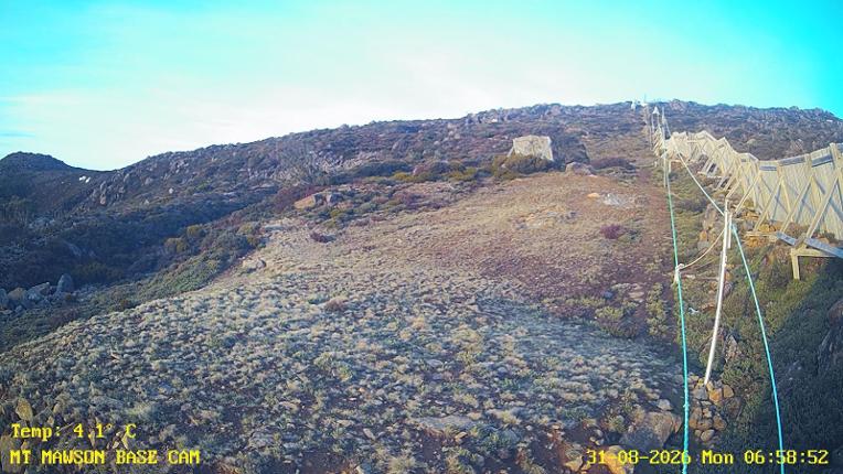 Webcam Mount Mawson: Base cam