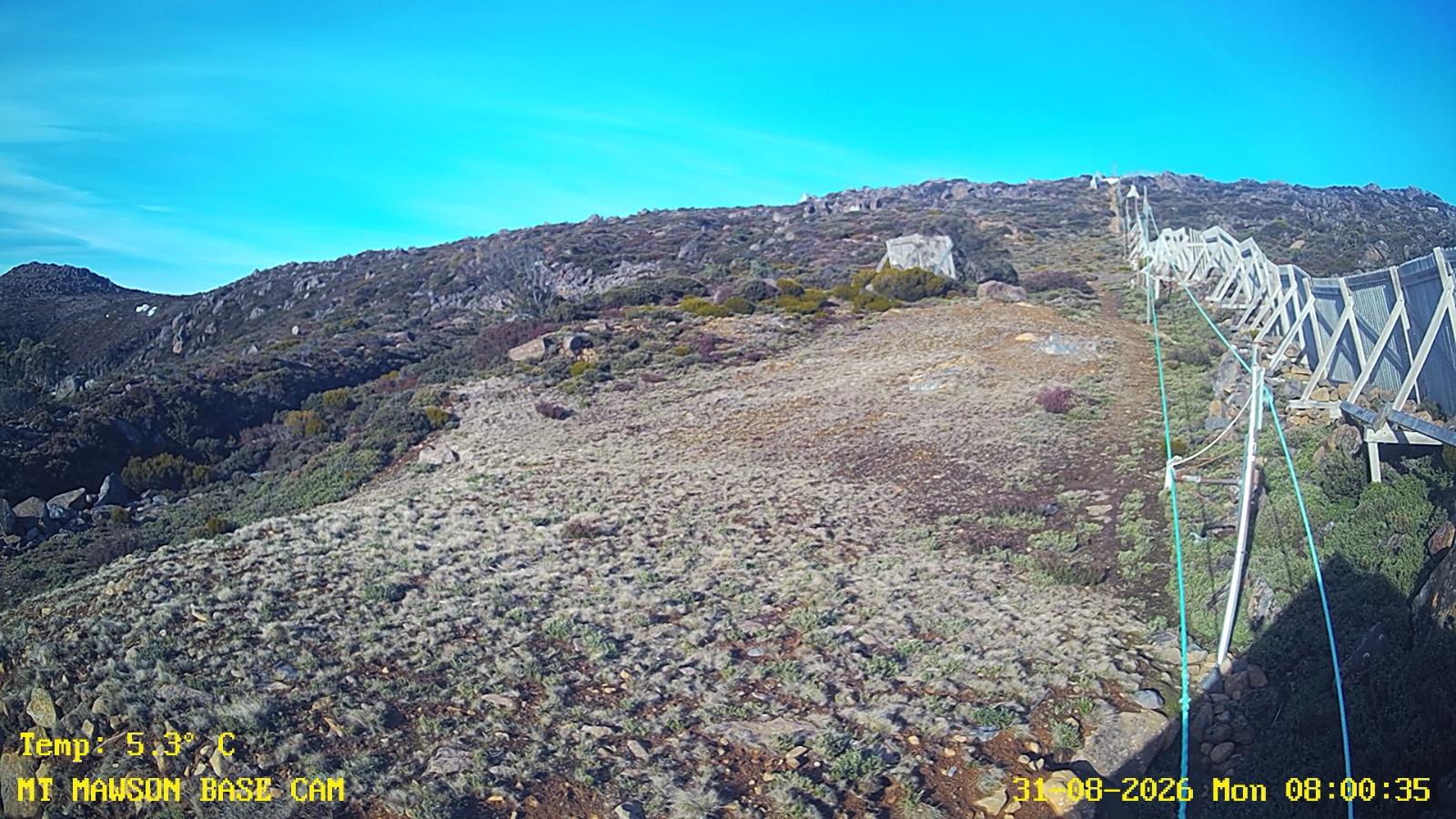 Webcam Mount Mawson: Base cam