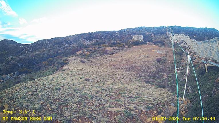 Webcam Mount Mawson: Base cam