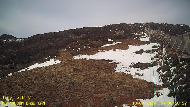 Webcam Mount Mawson: Base cam