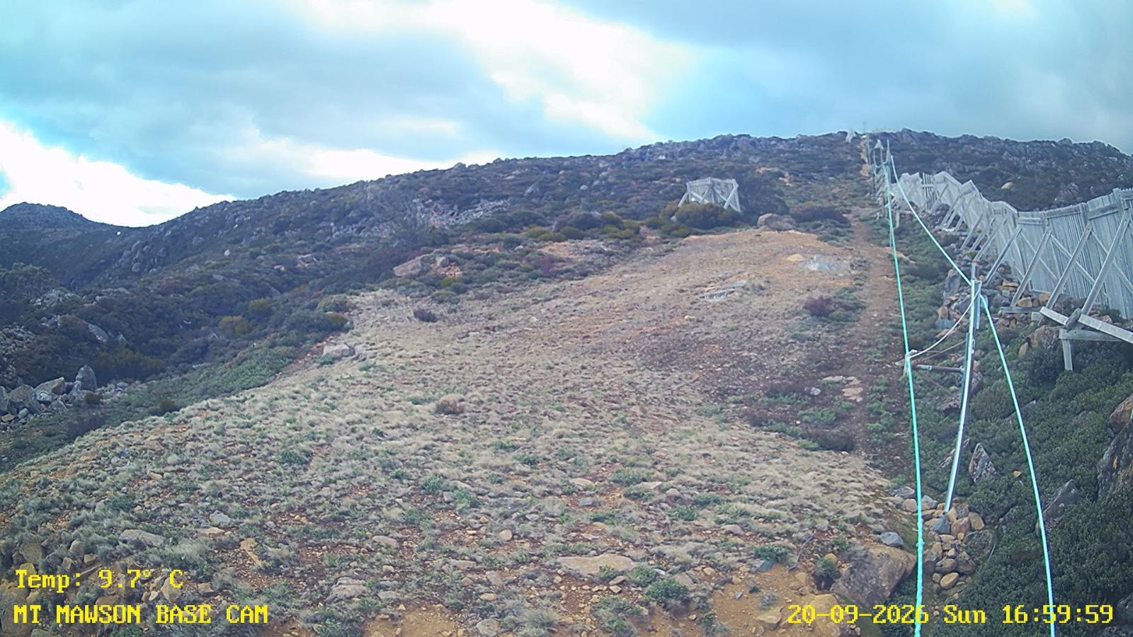 Webcam Mount Mawson: Base cam