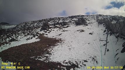Mount Mawson: Base cam (mtmawson.info)