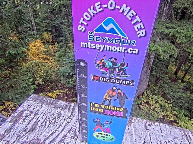 Webcam Mount Seymour: Stoke-O Meter