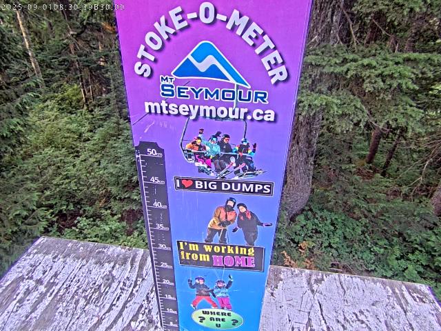 Webcam Mount Seymour: Stoke-O Meter