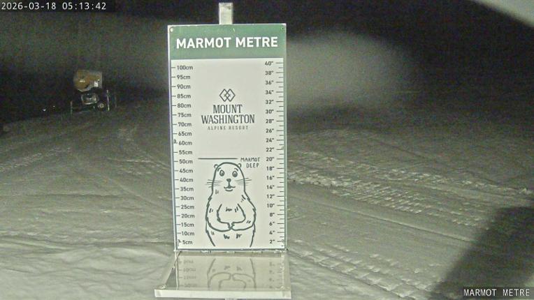 Webcam Mount Washington: Marmot Metre