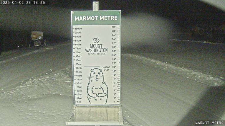 Webcam Mount Washington: Marmot Metre