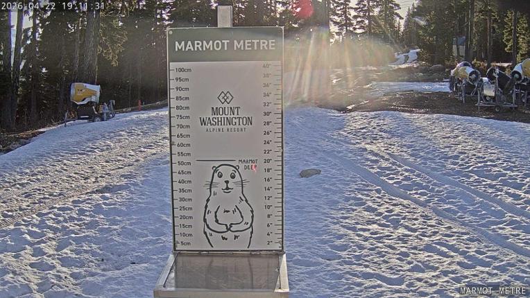 Webcam Mount Washington: Marmot Metre