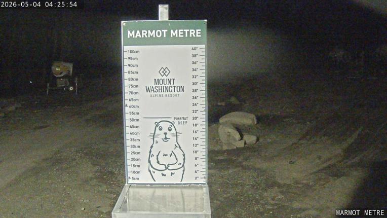 Webcam Mount Washington: Marmot Metre