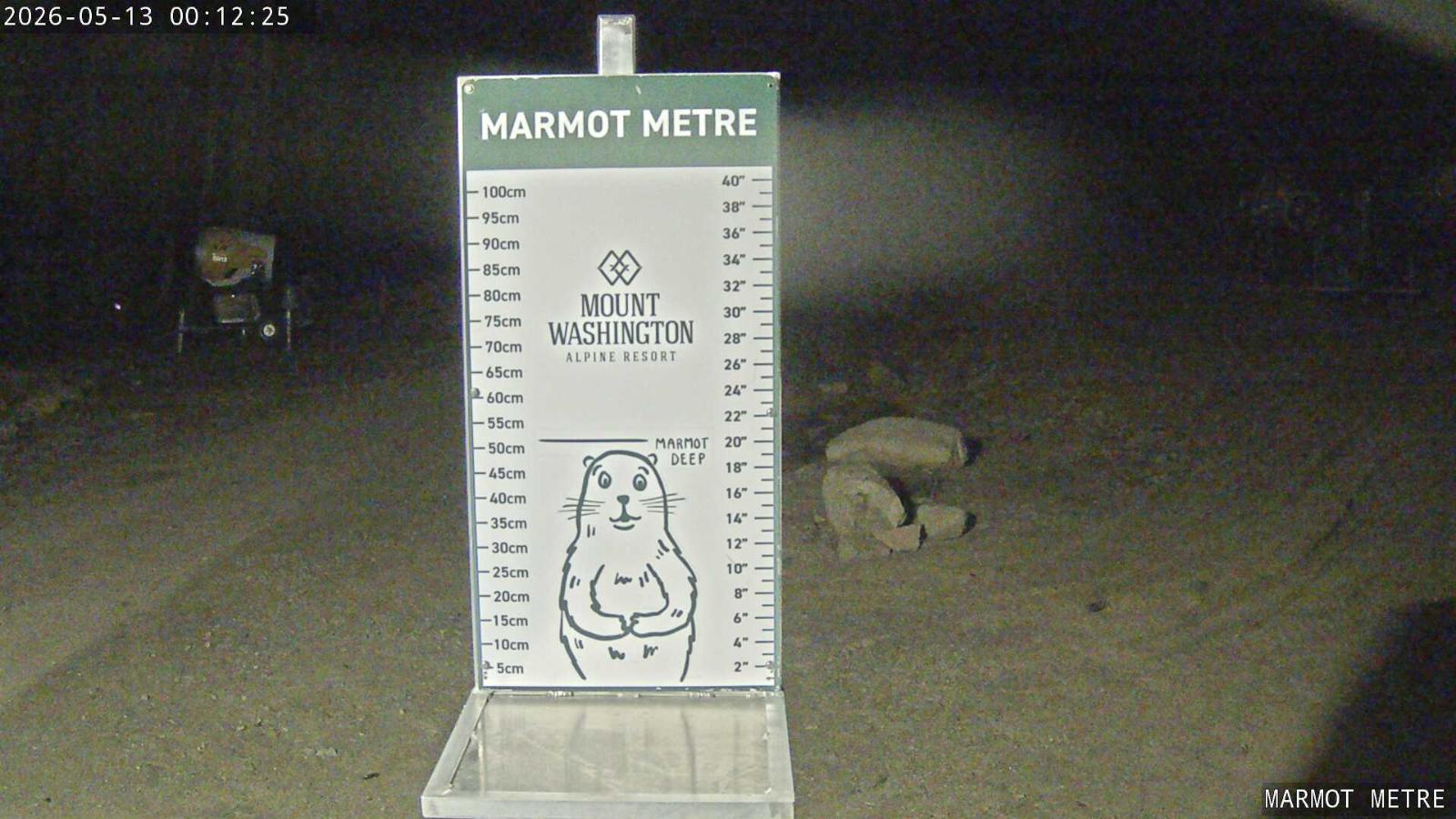 Webcam Mount Washington: Marmot Metre