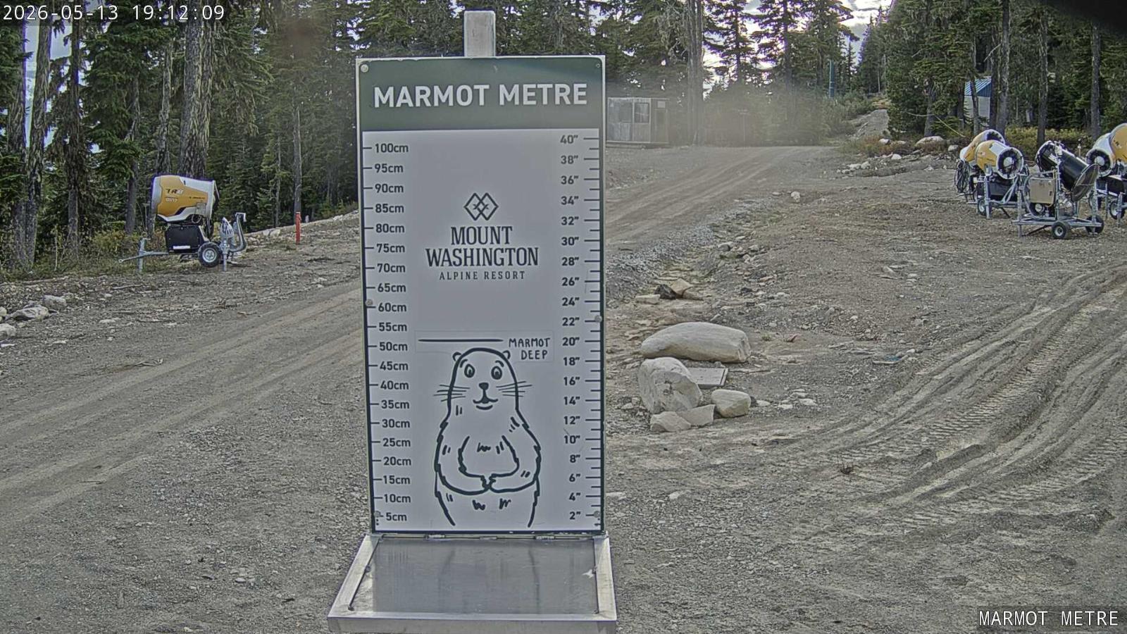 Webcam Mount Washington: Marmot Metre