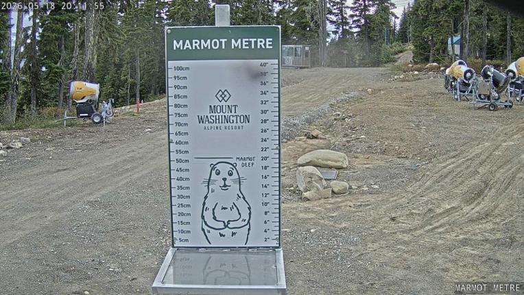Webcam Mount Washington: Marmot Metre