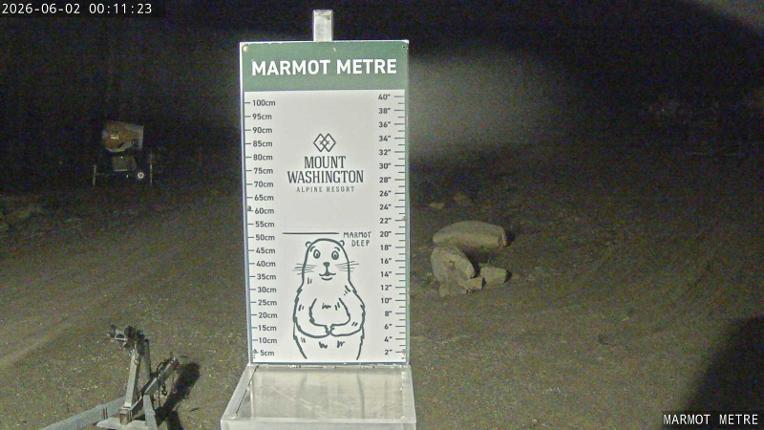 Webcam Mount Washington: Marmot Metre