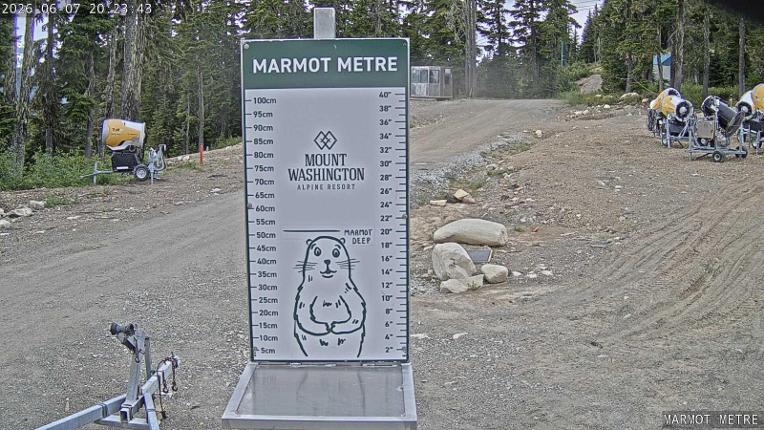 Webcam Mount Washington: Marmot Metre