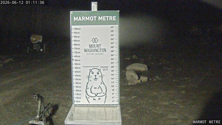 Webcam Mount Washington: Marmot Metre