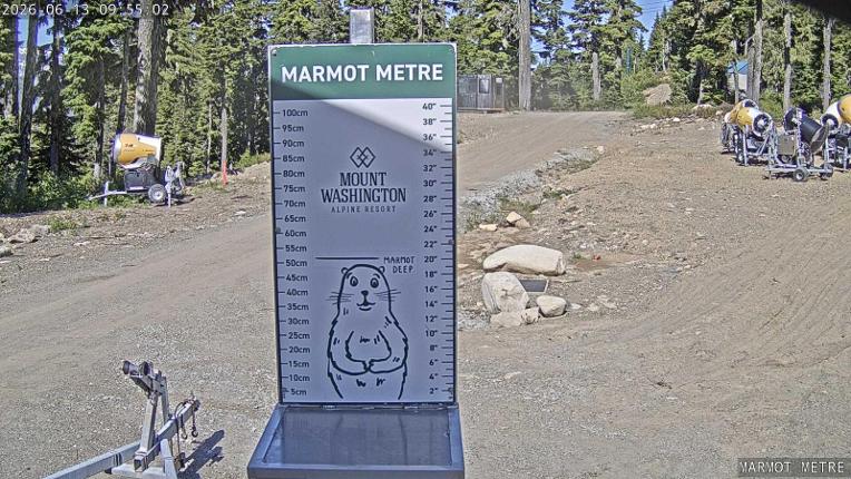 Webcam Mount Washington: Marmot Metre