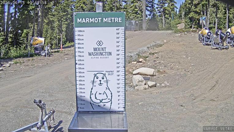 Webcam Mount Washington: Marmot Metre