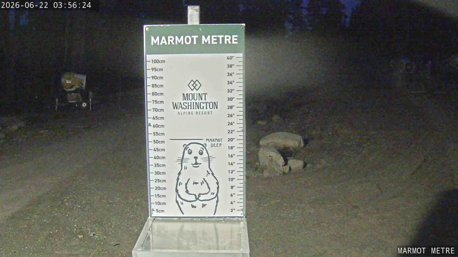 Webcam Mount Washington: Marmot Metre