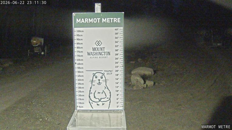 Webcam Mount Washington: Marmot Metre