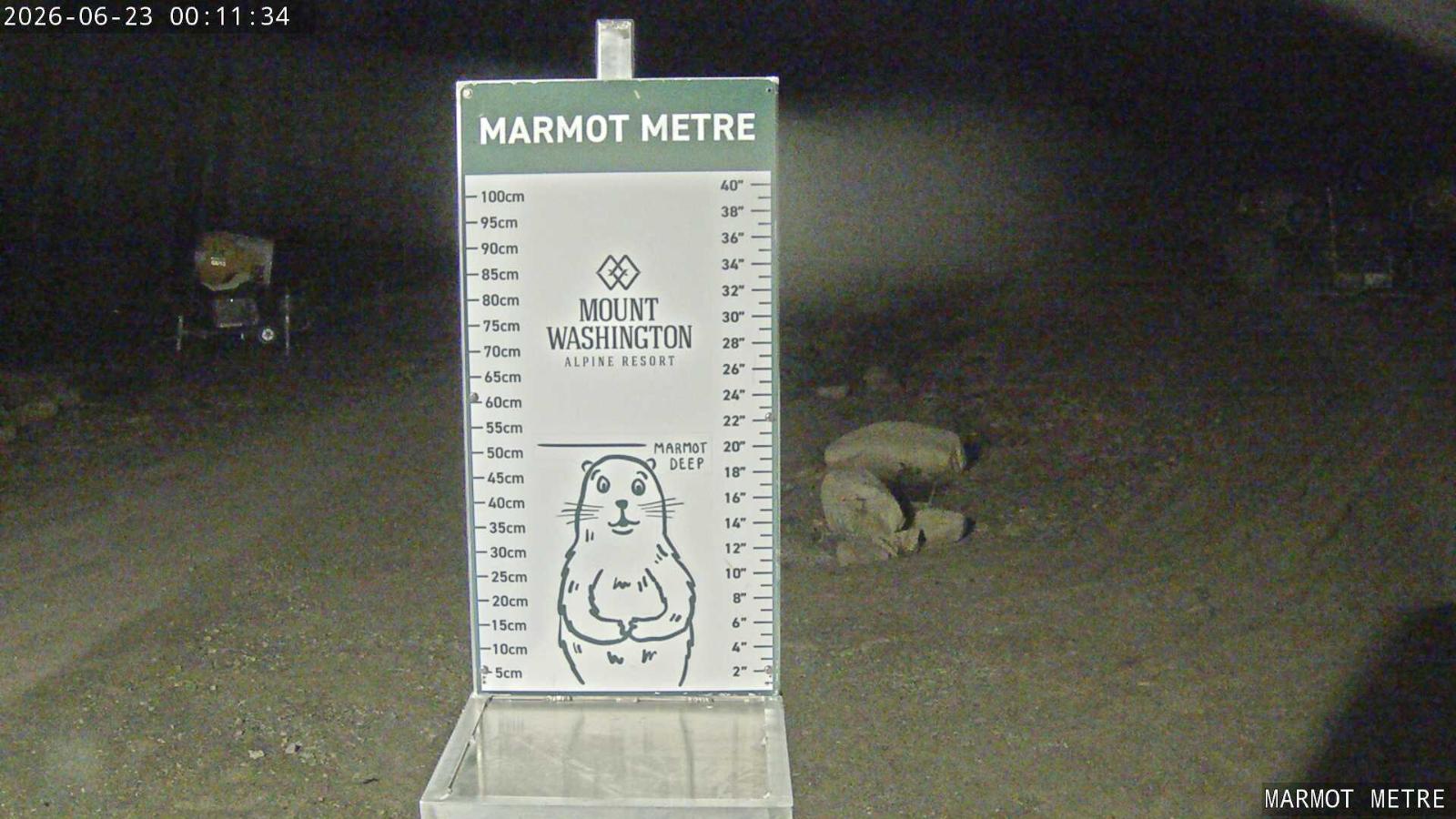 Webcam Mount Washington: Marmot Metre