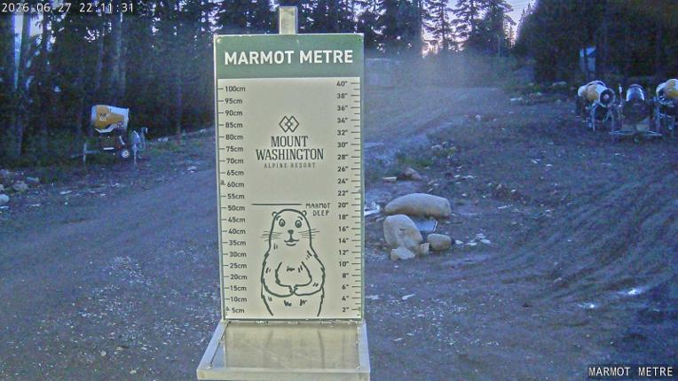 Webcam Mount Washington: Marmot Metre