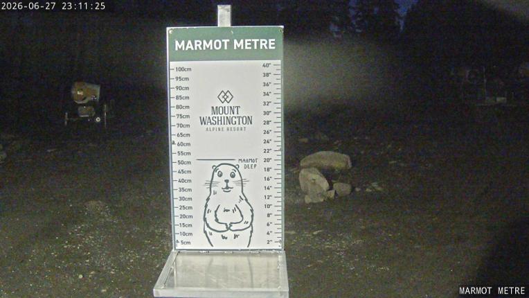 Webcam Mount Washington: Marmot Metre