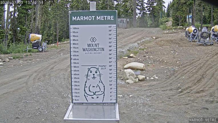 Webcam Mount Washington: Marmot Metre