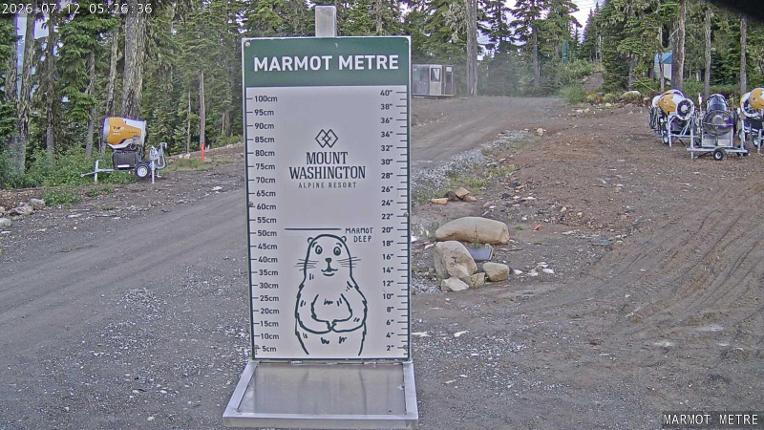 Webcam Mount Washington: Marmot Metre