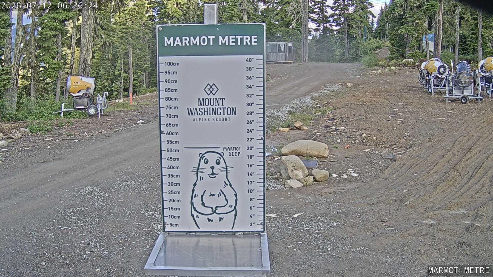 Webcam Mount Washington: Marmot Metre