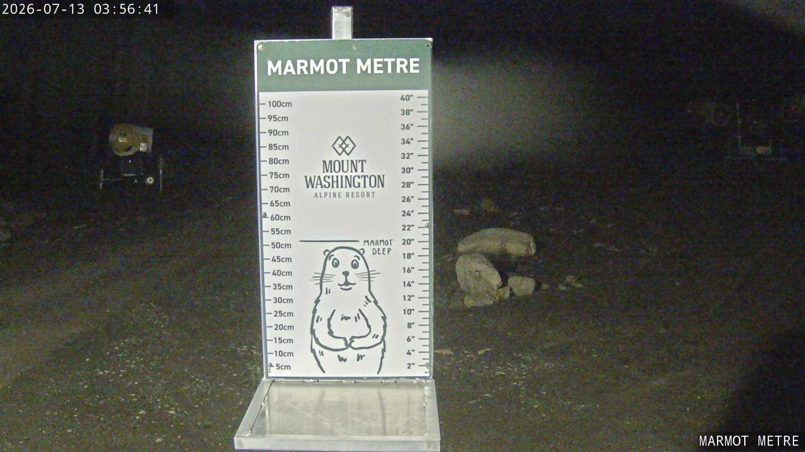 Webcam Mount Washington: Marmot Metre