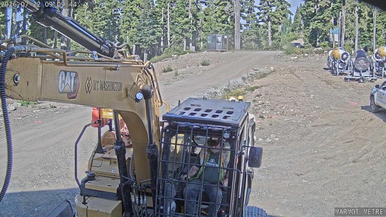 Webcam Mount Washington: Marmot Metre