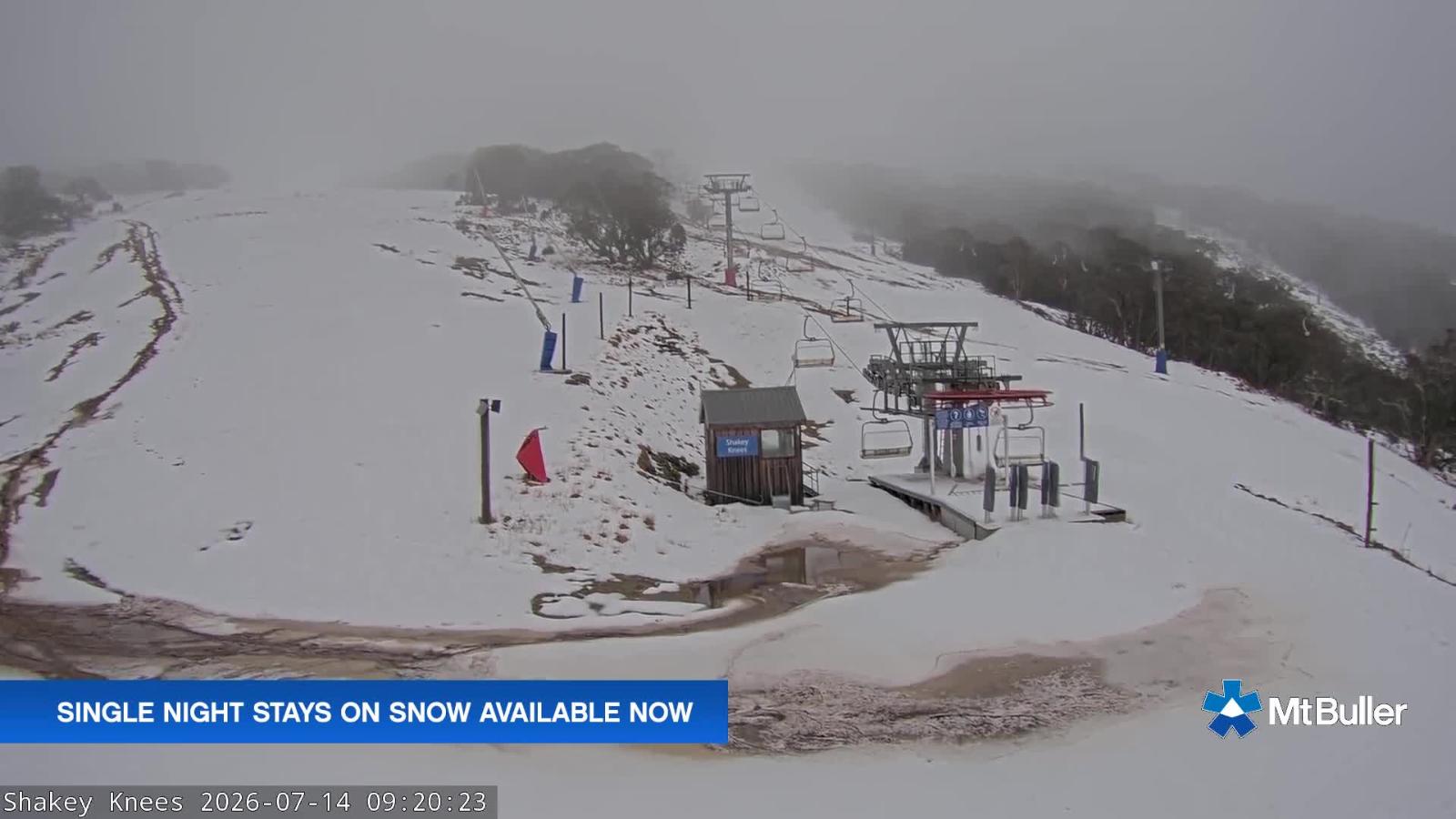 Webcam Mt. Buller: Shakey Knees