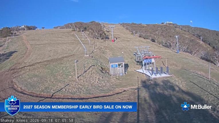 Webcam Mt. Buller: Shakey Knees