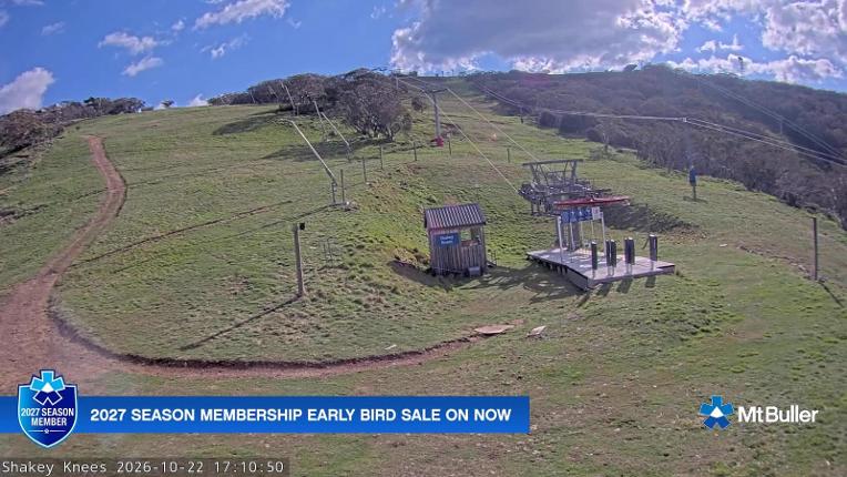 Webcam Mt. Buller: Shakey Knees