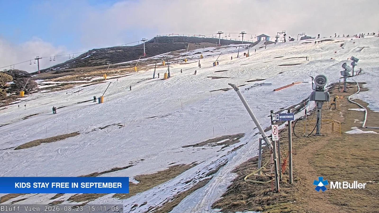 Webcam Mt. Buller: Skyline Terrain Park