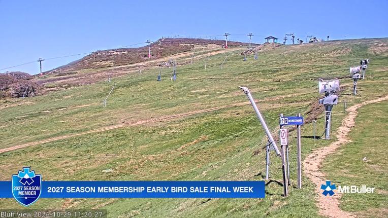 Webcam Mt. Buller: Skyline Terrain Park