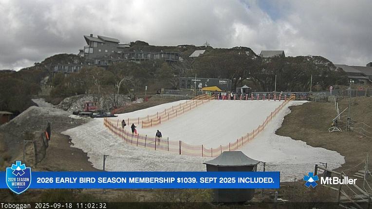 Webcam Mt. Buller: Toboggan