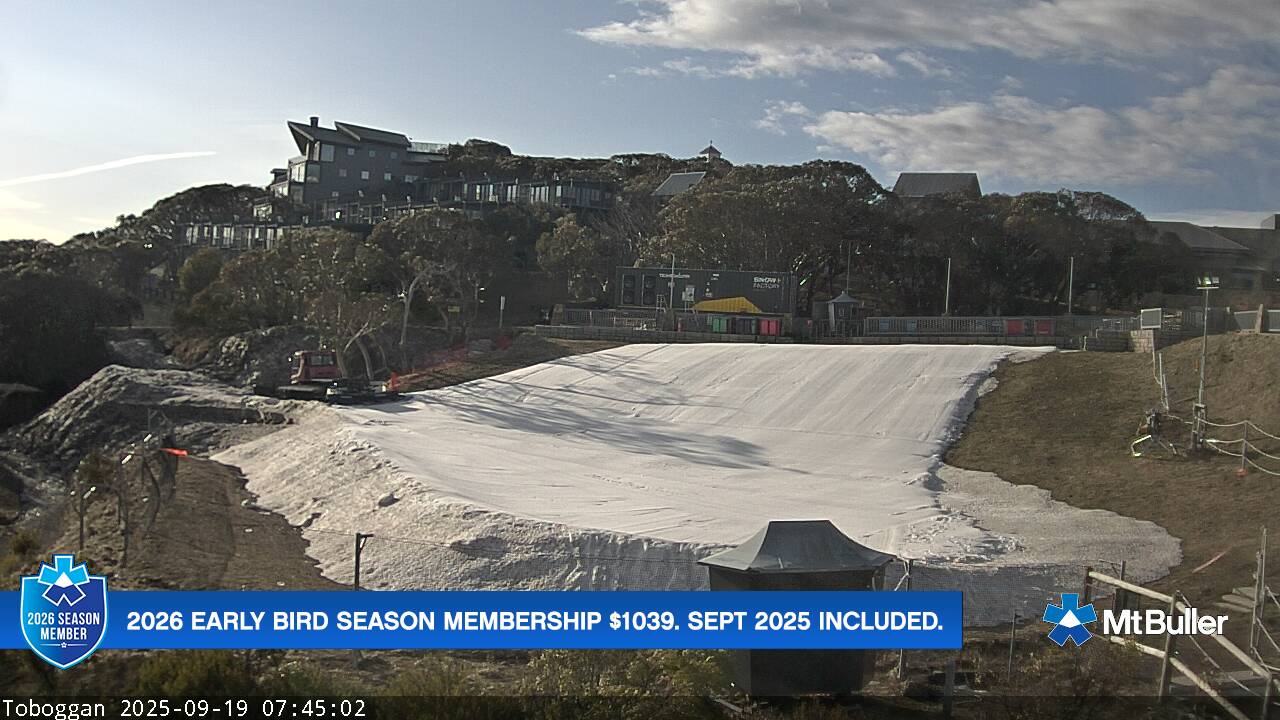 Webcam Mt. Buller: Toboggan