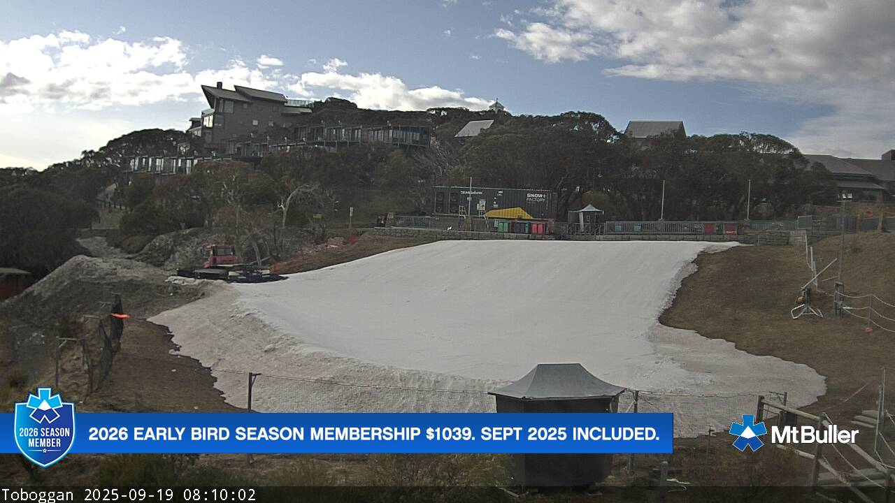 Webcam Mt. Buller: Toboggan