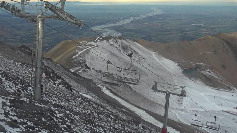 Webcam Mt. Hutt: Rakaia River