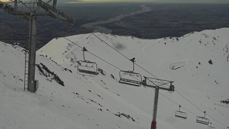 Webcam Mt. Hutt: Rakaia River