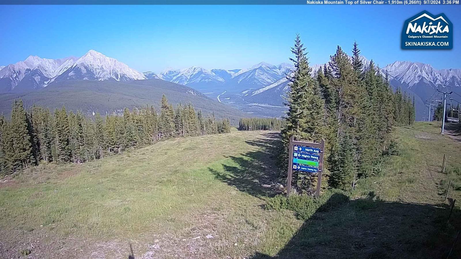 Webcam Nakiska: Top of Silver Chair