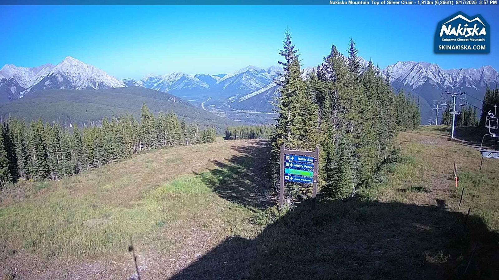 Webcam Nakiska: Top of Silver Chair