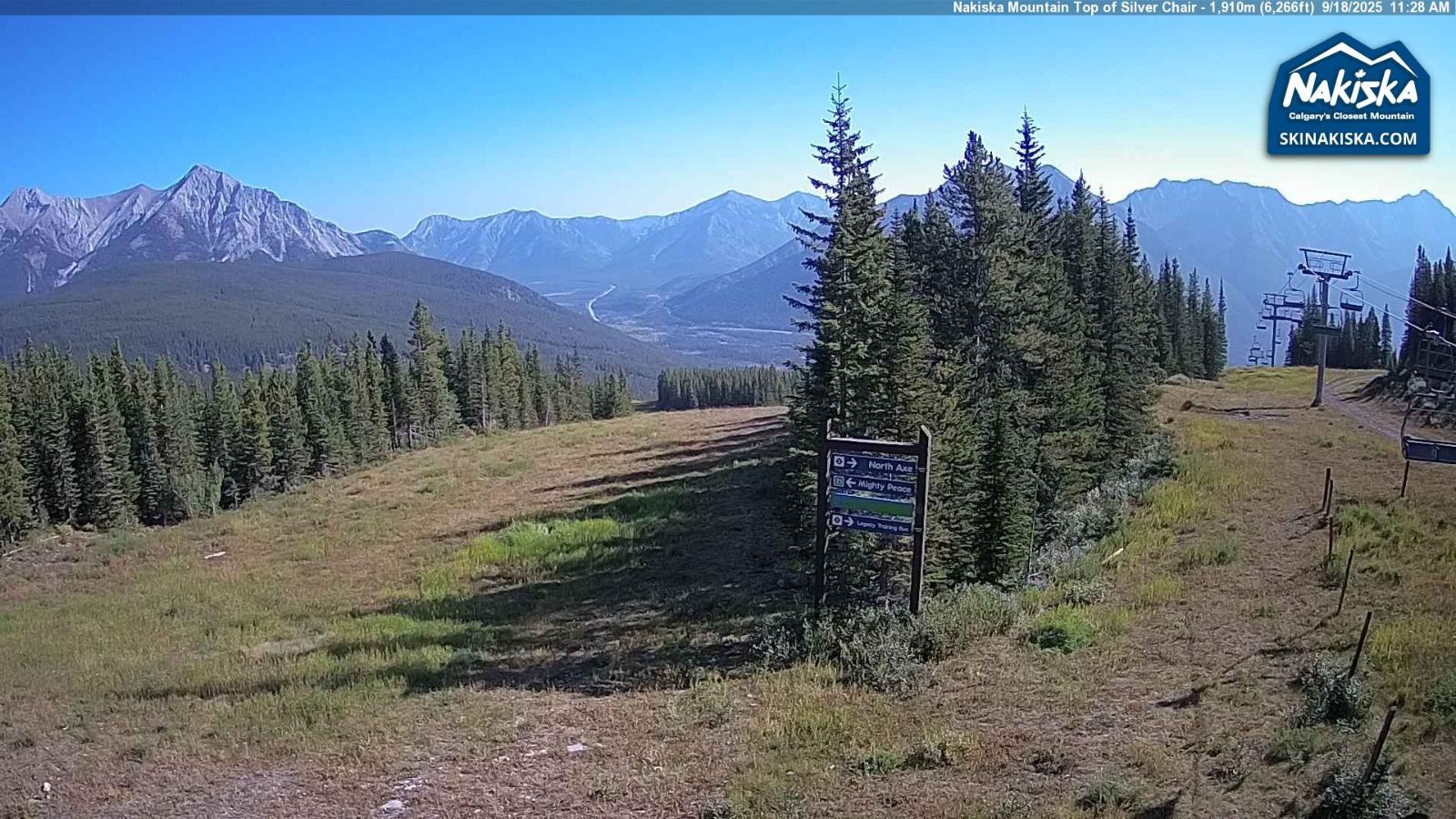 Webcam Nakiska: Top of Silver Chair