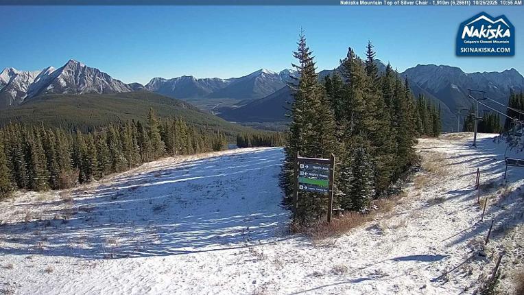 Webcam Nakiska: Top of Silver Chair