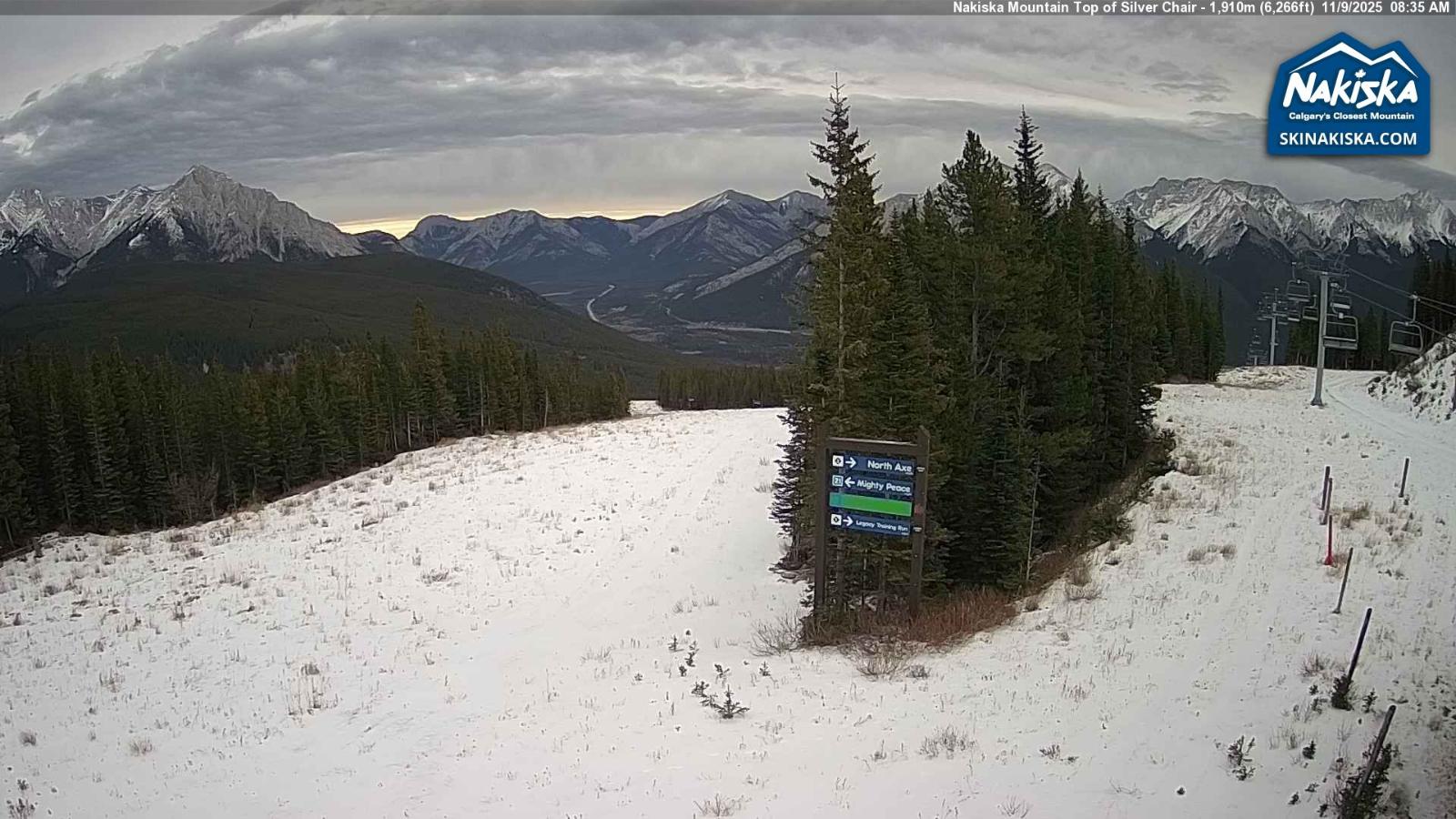 Webcam Nakiska: Top of Silver Chair
