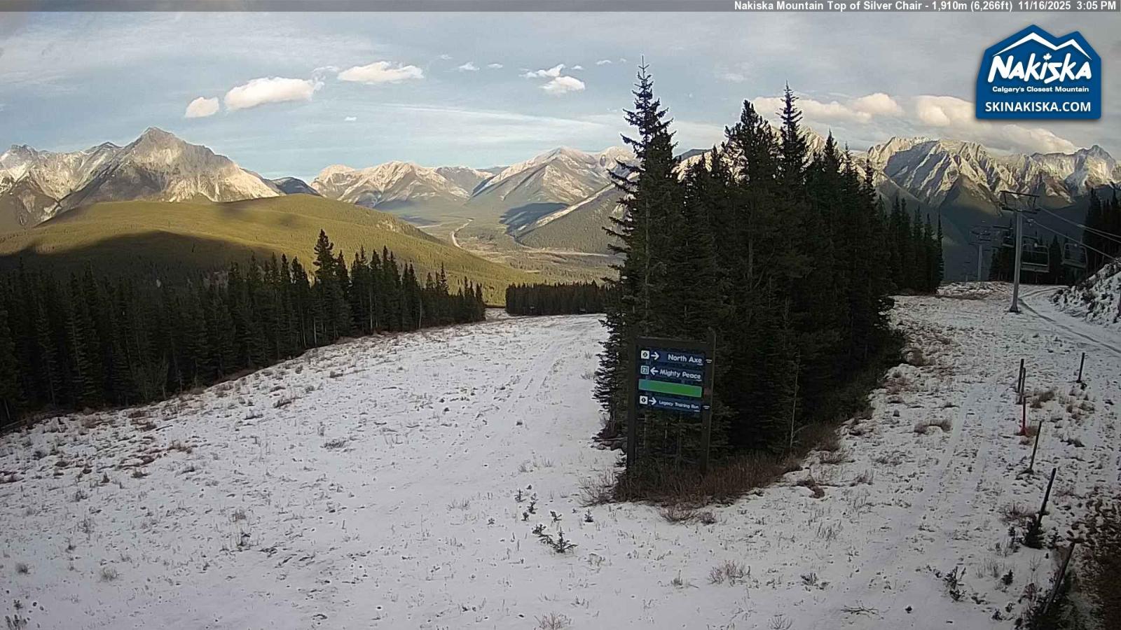 Webcam Nakiska: Top of Silver Chair