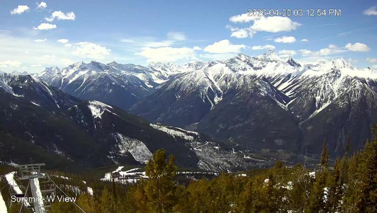 Webcam Panorama: Summit West