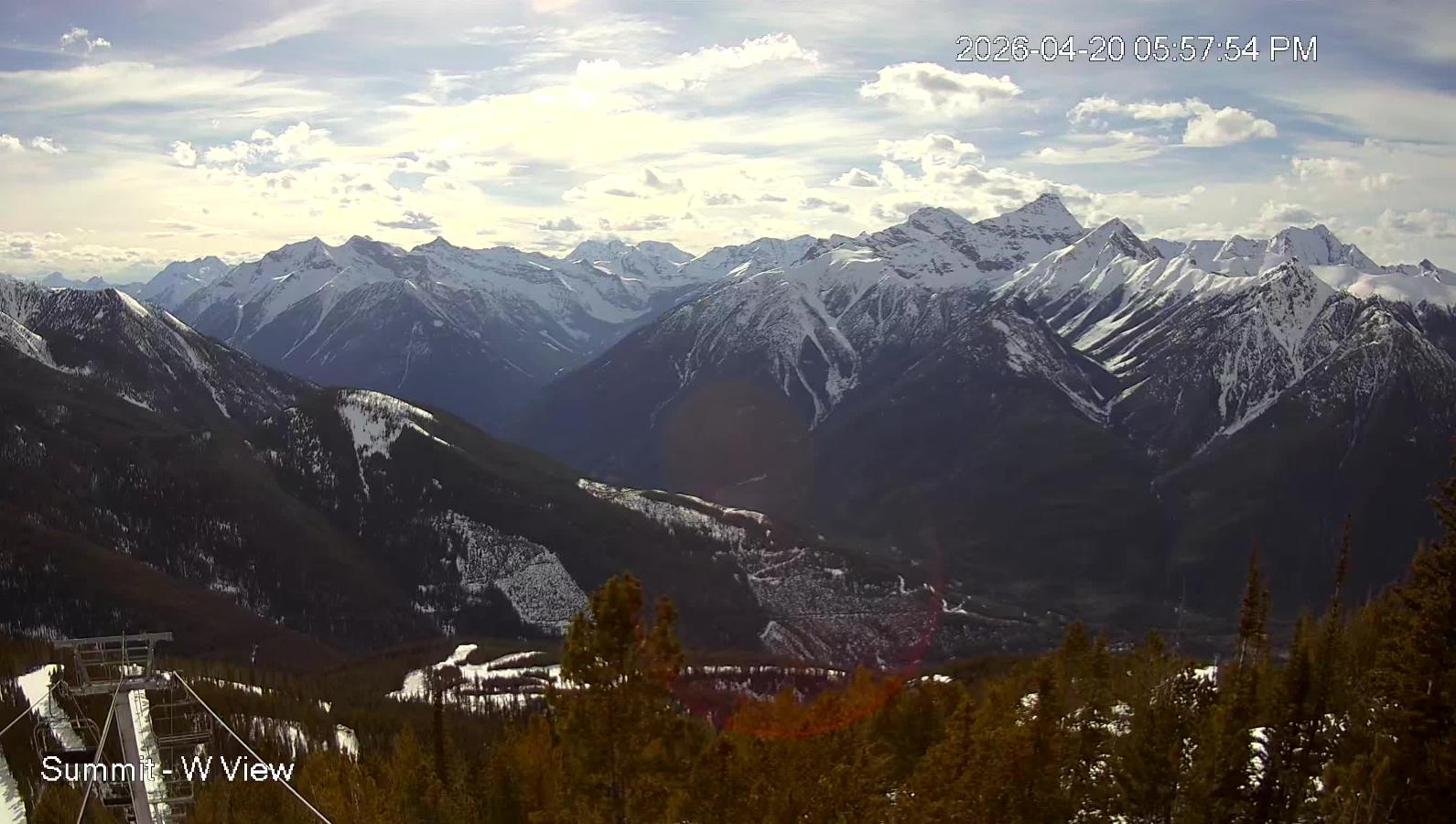 Webcam Panorama: Summit West
