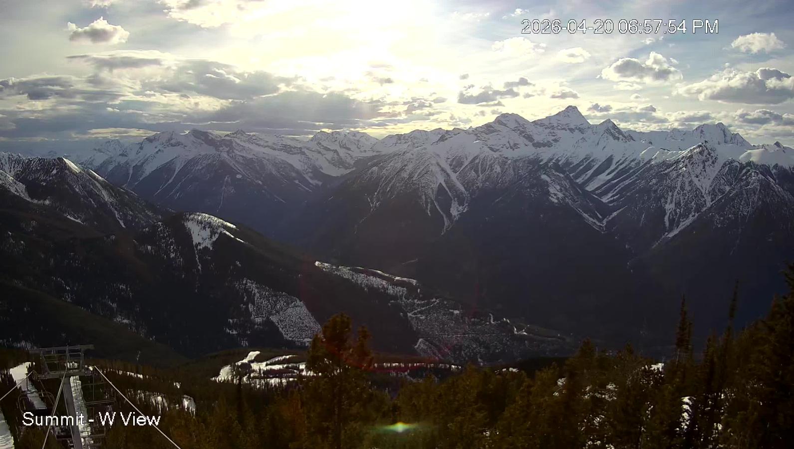Webcam Panorama: Summit West