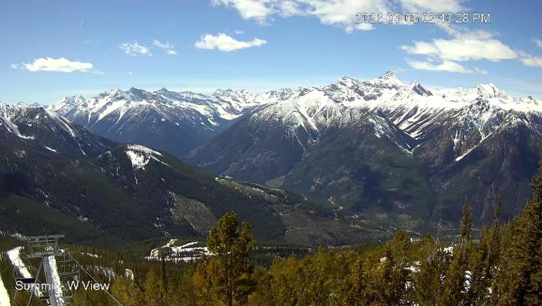 Webcam Panorama: Summit West